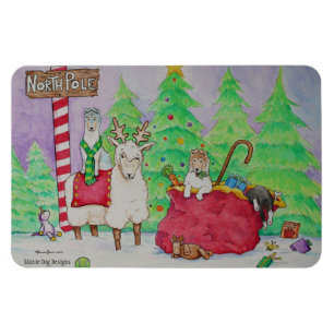 Wish Ewe ein frohes Weihnachtsfest Magnet