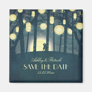 Wish Lanterns Dream Forest Magnet