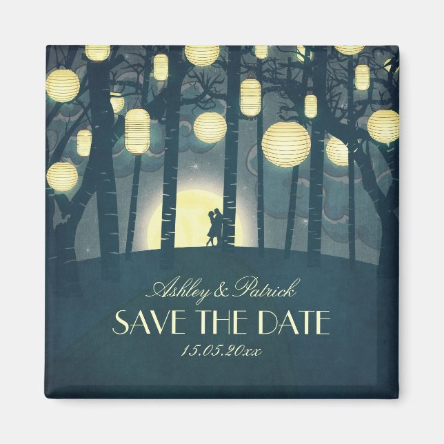 Wish Lanterns Dream Forest Magnet (Vorne)