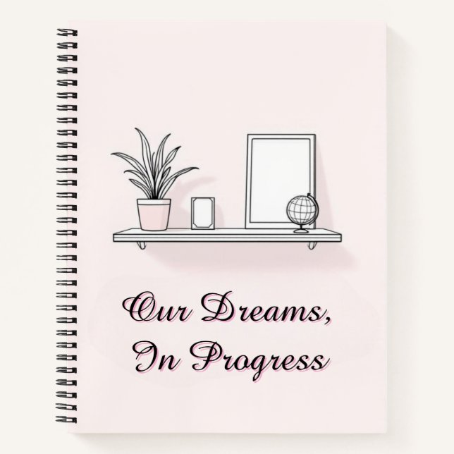 Wish List & Dream Board | Aspirational Floating Notizbuch (Vorderseite)