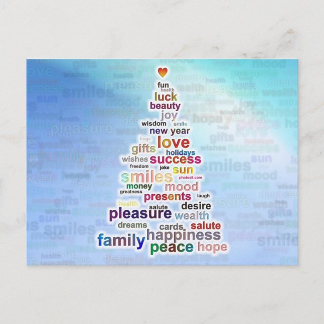 Wish Tree Postkarte (Vorderseite)