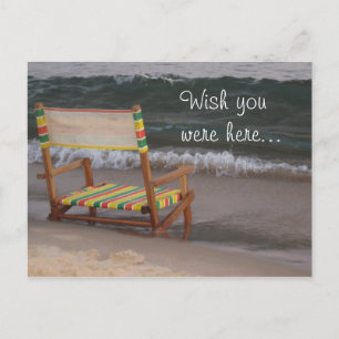 "Wish you were here" Paradies Postcard Postkarte