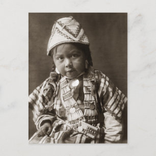 Wishham Indianisches Kind Postkarte