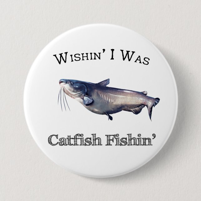 Wishin zum Fischfang Button (Vorderseite)