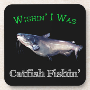 Wishin zum Fischfang Getränkeuntersetzer
