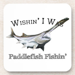 Wishin zum Paddlefish Fishin Getränkeuntersetzer