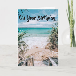 WISHING U SUNSHINE / BLAUE SKIES BIRTHDAY WISHER KARTE