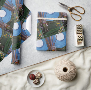 Wishing Upon The Moon Gemälde von Alfred Fox Geschenkpapier