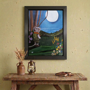 Wishing Upon The Moon Gemälde von Alfred Fox Leinwanddruck
