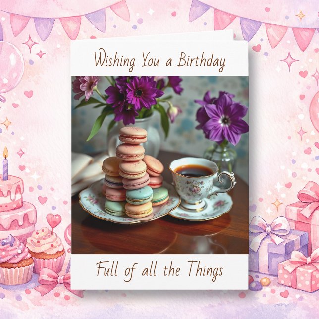 Wishing You a Birthday of all the Things You Love Karte (Von Creator hochgeladen)