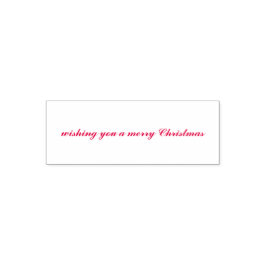 wishing you a merry Christmas Script Permastempel