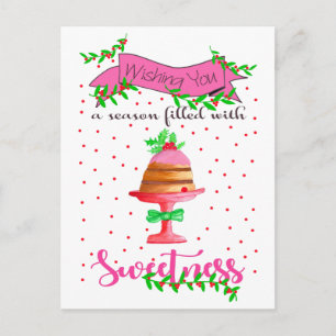 Wishing you a season filled with sweetness postkarte
