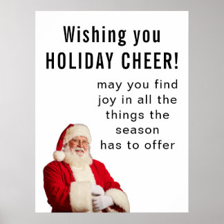 Wishing you HOLIDAY CHEER Poster
