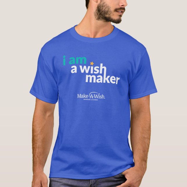 WishMaker Blue-Shirt T-Shirt (Vorderseite)