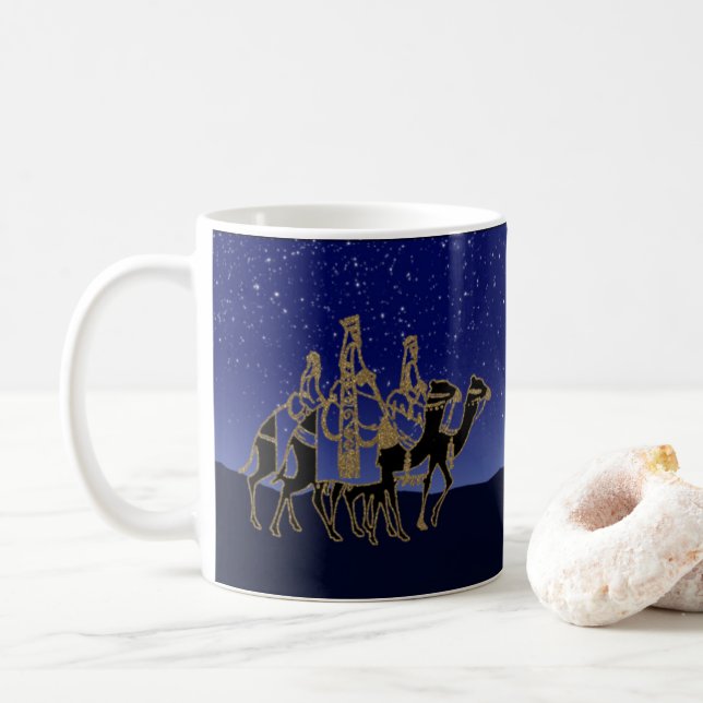 Wismen sucht ihm noch Weihnachten Kaffeetasse (Mit Donut)