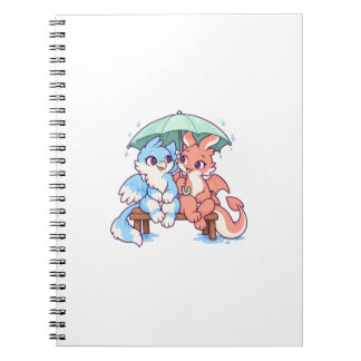 Wisp und Ember Gemeinsamer Regenschirm Cozy Notizb Notizblock