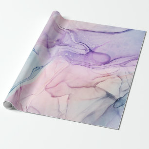 Wispy Ethereal Pastel Watercolor Inky Fantasy Glam Geschenkpapier