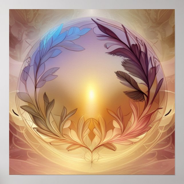 Wispy Fairy Rings II Poster (Vorne)