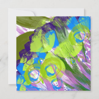 Wispy Garden Geburtstag Einladung