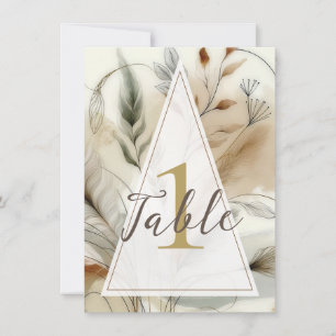 Wispy Greenery Moderner Botanischer Hochzeitstisch Einladung