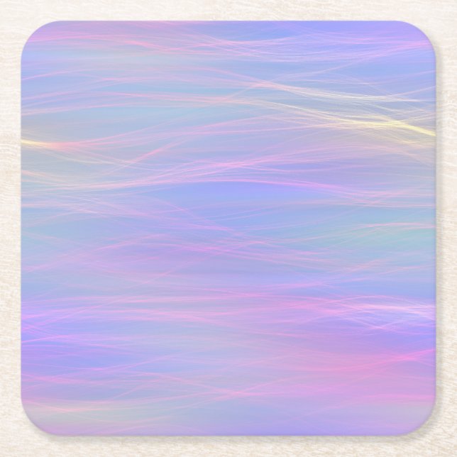 Wispy Rainbow Untersetzer (Vorderseite)