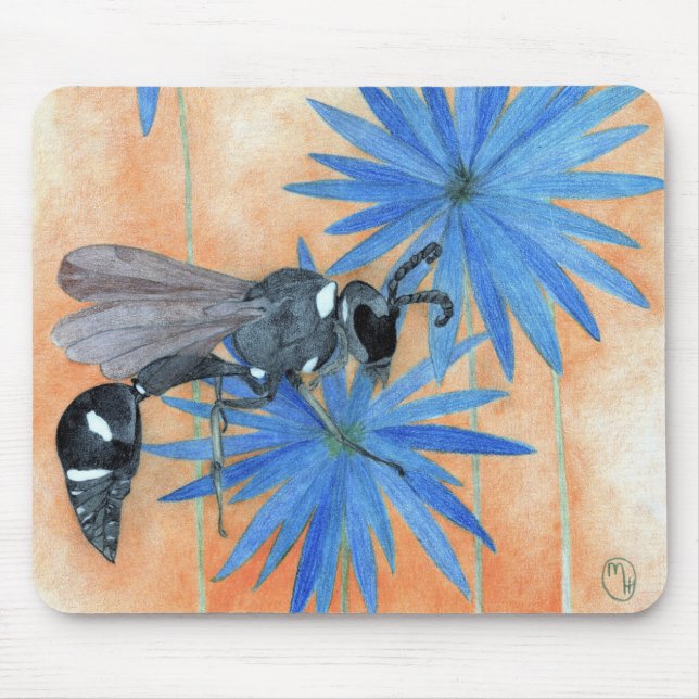 "Wispy Wasp" Mousepad (Vorne)