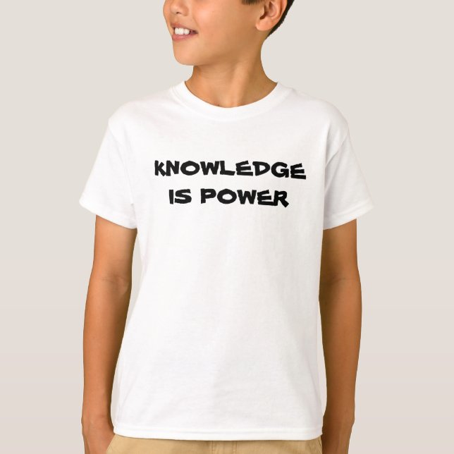 WISSEN IST, DASS POWER T-Shirt (Vorderseite)