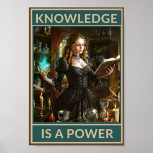 Wissen ist ein Power Poster
