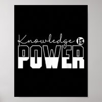 Wissen ist Motivierend Zitat für Power - Erwachsen