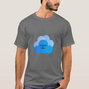 "Wissen ist Power Cloud Graphic T - Shirt". T-Shirt