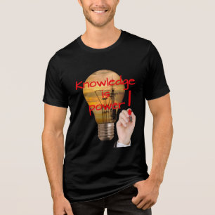 Wissen ist Power Tri-Blend Shirt