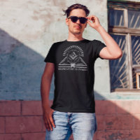 Wissen ist Power White Glitzer Geometric Design