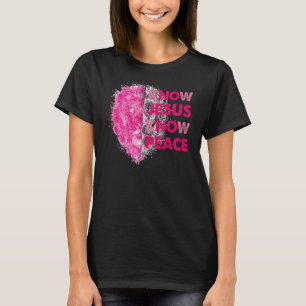 Wissen Jesus kennen Frieden Christlich Jesus Bible T-Shirt