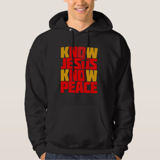 WISSEN JESUS KENNEN FRIEDEN HOODIE