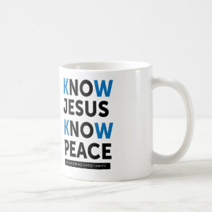 Wissen Sie, dass Jesus Frieden, keine Zensur Kaffeetasse
