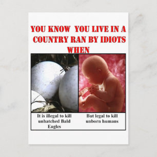 WISSEN SIE, DASS SIE IN EINEM LAND LEBEN, DAS VON  POSTKARTE