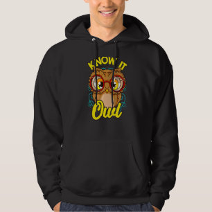 Wissen Sie, es alles Owl Puff Tiere Puns Niedlich Hoodie