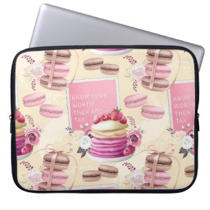 Wissen Sie Ihren Wert, dann Steuern hinzufügen Laptopschutzhülle