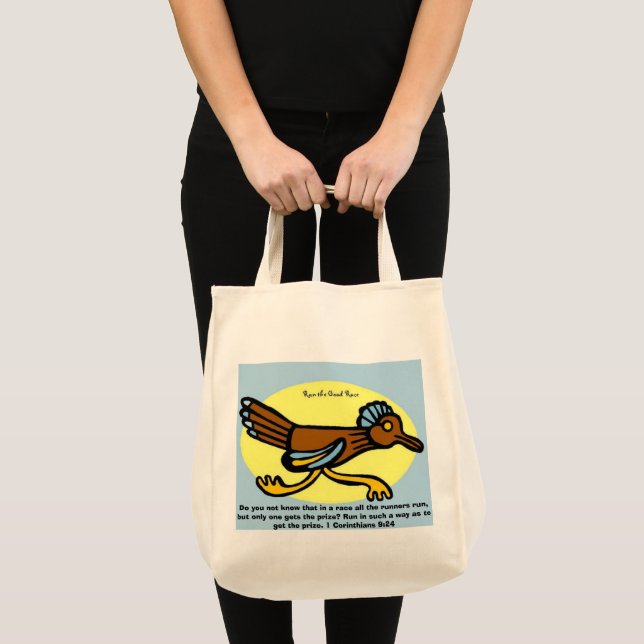 Wissen Sie nicht, dass in einem Rennen alle Läufer Tragetasche (Vorderseite (Produkt))