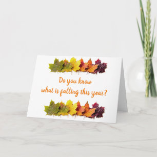 WISSEN SIE, WAS DIESES JAHR FALLT....NICHT DEIN AL KARTE