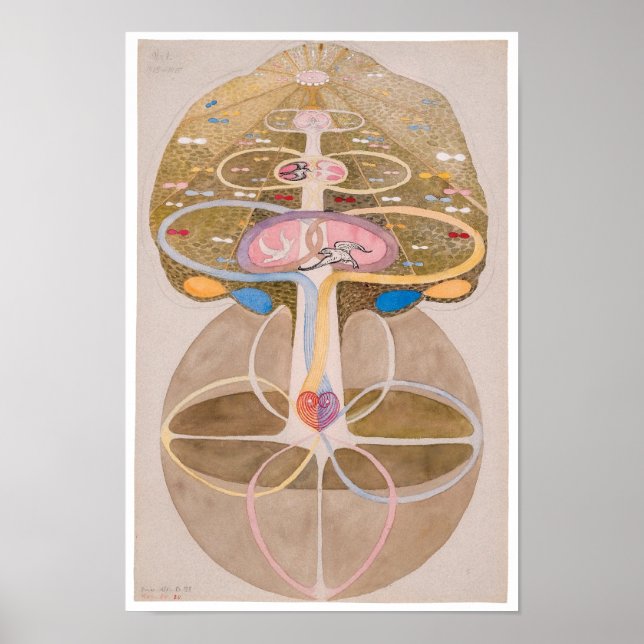 Wissensbaum Nr. 1 | Hilma af Klint | Poster (Vorne)