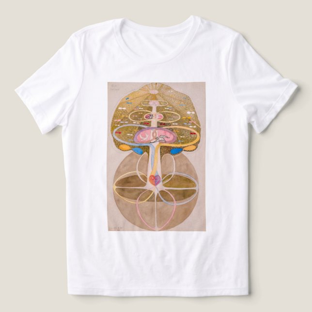 Wissensbaum Nr. 1 | Hilma af Klint | Tri-Blend Shirt (Design Vorderseite)