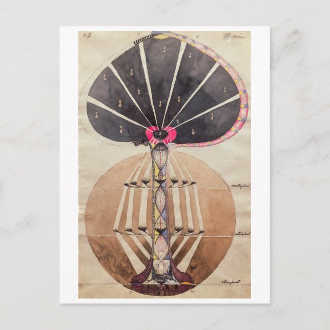 Wissensbaum Nr. 3 | Hilma af Klint | Postkarte (Vorderseite)