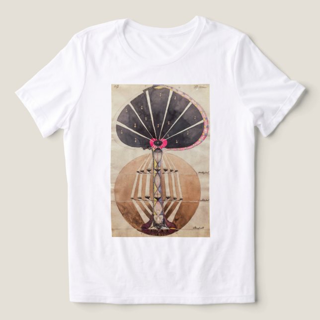 Wissensbaum Nr. 3 | Hilma af Klint | Tri-Blend Shirt (Design Vorderseite)