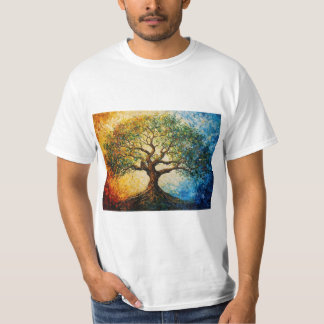 Wissensbaum - Ölgemälde T-Shirt