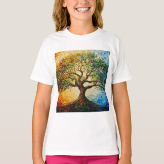 Wissensbaum - Ölgemälde T-Shirt