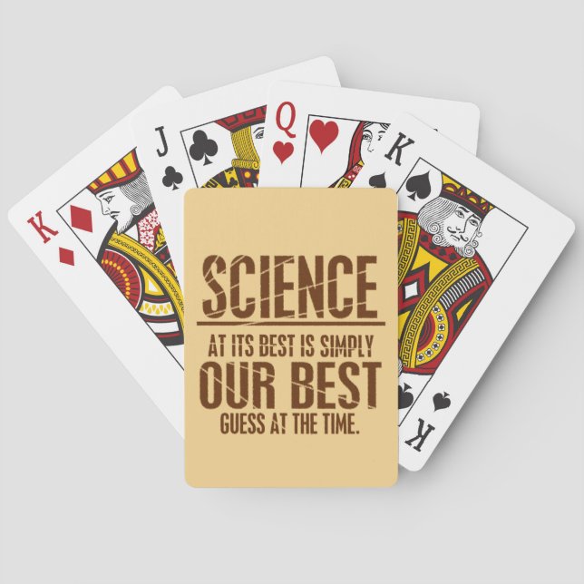 Wissenschaft am besten spielkarten (Rückseite)