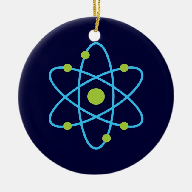 Wissenschaft Atom Keramik Ornament (Vorne)