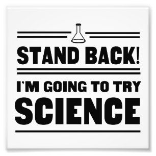 Wissenschaft ausprobieren fotodruck