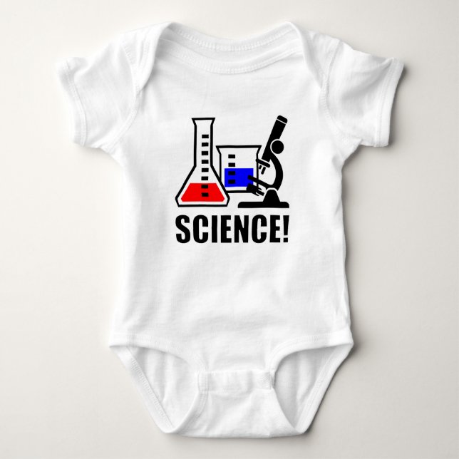 Wissenschaft! Baby Strampler (Vorderseite)